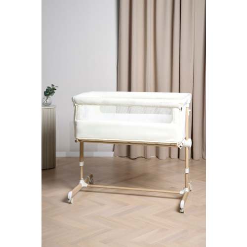 Kjøp Beemoo CARE Calm Bedside Crib, Nature/White