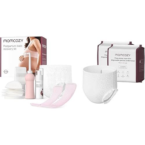Momcozy Postpartum Recovery Essentials Kit, Labor Delivery Mom Care Kit