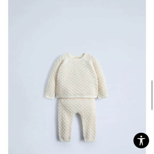 SILK COTTON KNIT SET - Ecru | ZARA United States