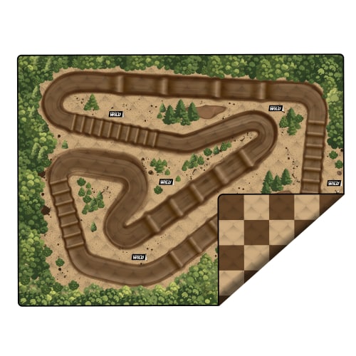 Double Sided Motocross Track Mat / PREORDER: shipping July 14 - 24 – Strictly Wild