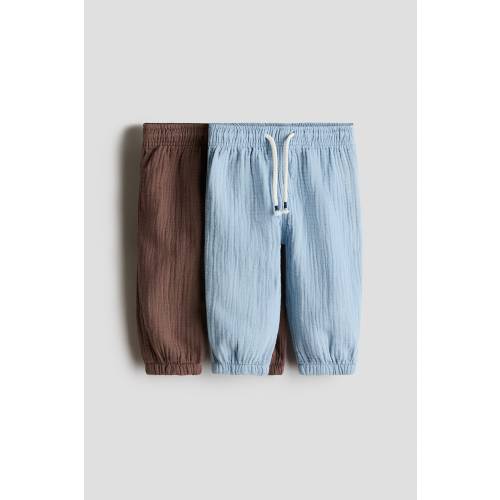 2-PACK COTTON MUSLIN PANTS