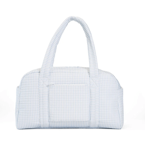 Quilted Grande Duffel- Pimlico Stripe Blue