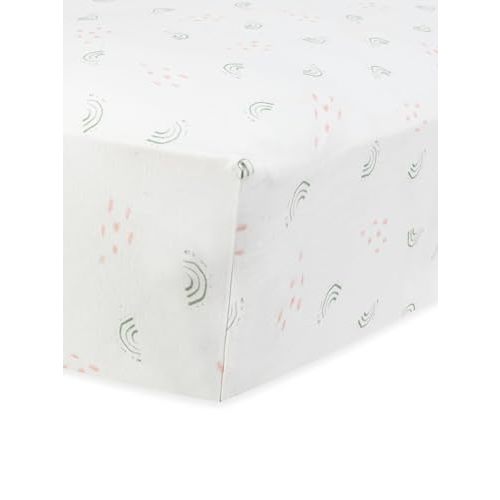 Under The Nile Organic Cotton Crib Sheet - Rainbow, 51" x 28"