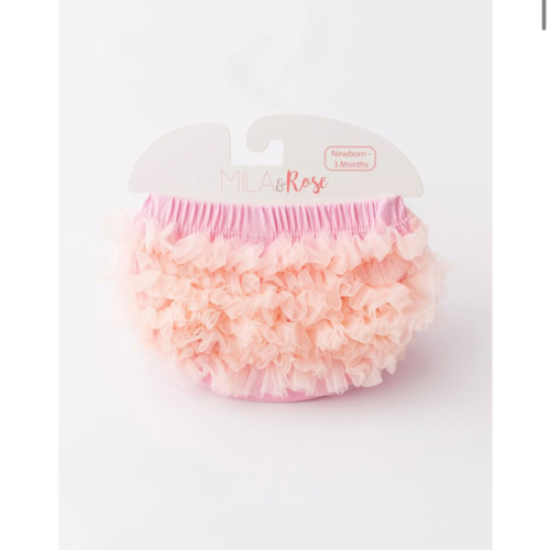 Light Pink Ruffle Bum Bloomer | Mila & Rose