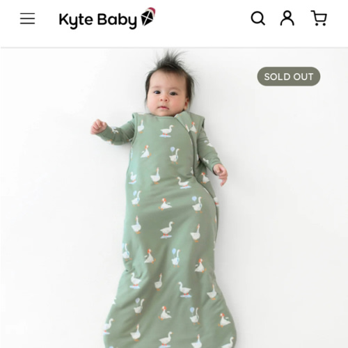 Sleep Bag in Silly Goose 1.0 TOG | Sleep Sack | Kyte Baby