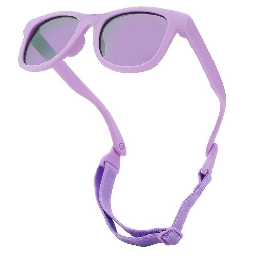 COASION Bendable Flexible Polarized Newborn Baby Sunglasses with Strap for Infant Boys Girls Age 0-12 Months CA8042