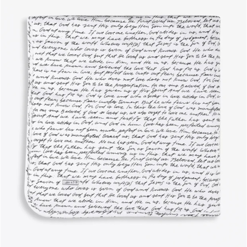 Love One Another Blanket Cotton
