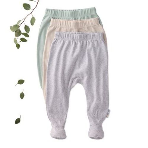 Butterblu FALLON 3-Pack Footed Baby Pants Seafoam 0-3M
