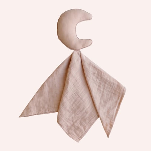 Lovey Blanket Moon Comforter - Blush