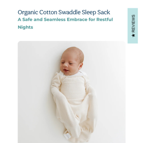 Organic Cotton Swaddle Sleep Sack – Swaddelini