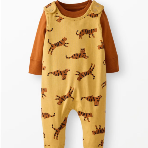 Baby Long Sleeve T-Shirt & Overalls Set | Hanna Andersson