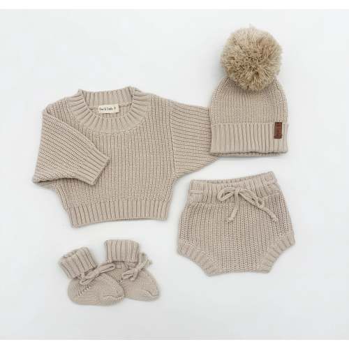Taupe Quincy Set – Olive and Cradle