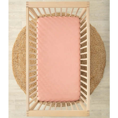 Love To Dream 2-in-1 Waterproof Sheet & Mattress Protector Sheet Cot/Crib - Rose