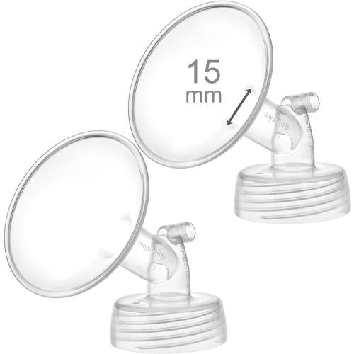 Maymom 15 mm Wide Neck Flange Compatible with Spectra S1 S2 SG Pumps Motif Luna; Not Original Spectra Replacement Pump Parts, 2 Count HSA/FSA Eligible