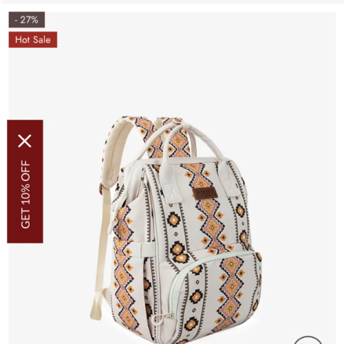 Wrangler Aztec Southwestern Print Diaper Bag - Montana West – Montana West World