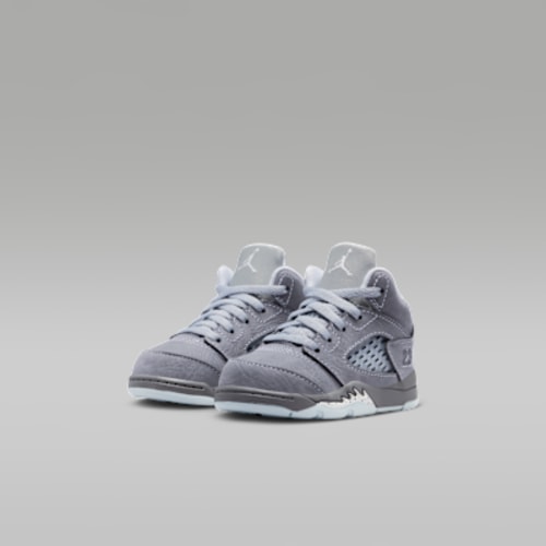 Jordan 5 Retro "Wolf Grey" Baby/Toddler Shoes. Nike.com