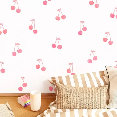 Cheery Cherry Fabric Wall Decals