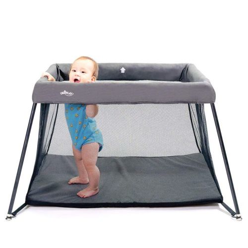 UNiPLAY Foldable Lightweight Travel Crib for Infants and Toddlers, Size: no zipper