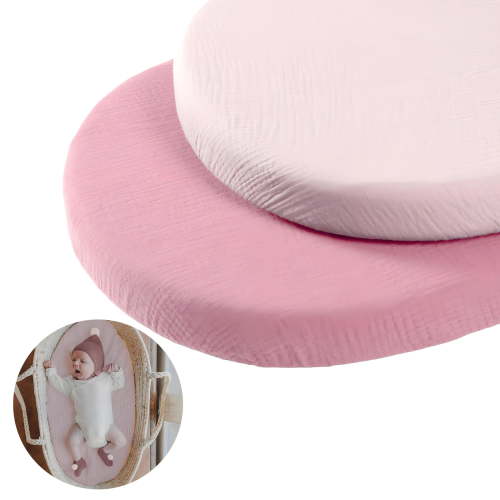 AUQ 2 Pcs Baby Lounger Pillow Cover,Full Size Baby Care Removable Slipcover,Good Moisture Absorption Lounger Cover,Style 2