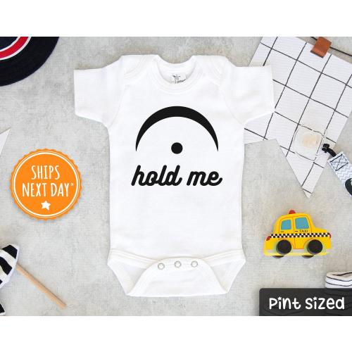 Hold Me Baby Onesie® - Funny Music Pun Bodysuit
