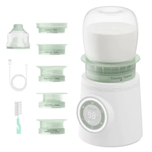 Calentador portátil para mamaderas Momcozy inalámbrico y seguro