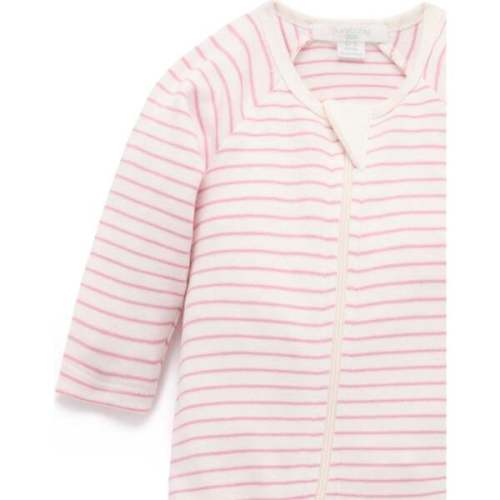 2 Pack Printed Zip Footie Woodland Ditsy Print - Purebaby | Maisonette