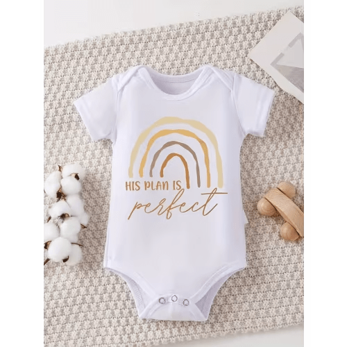 baby jumpsuit soft round neck triangular romper rainbow - Temu
