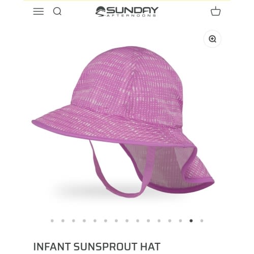 Infant Sunsprout Hat | UPF 50+, Adjustable Baby Sun Hat | Sunday Afternoons