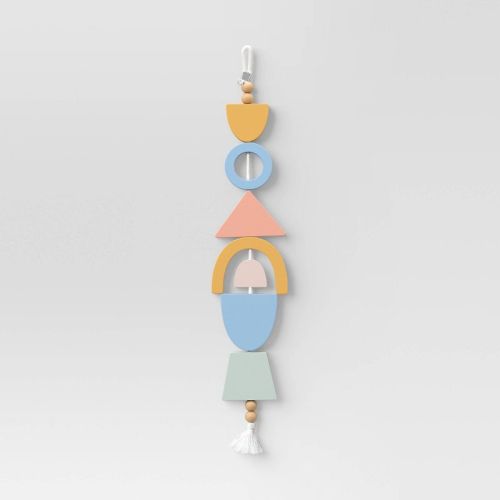 Hanging Wood Shape Kids' Wall Decor - Pillowfort™
