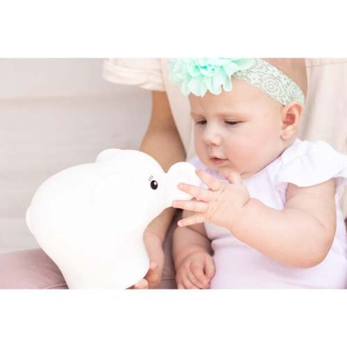 Elephant Nightlight, White - LumiPets | Maisonette
