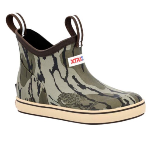 Boys' XTRATUF Mossy Oak Bottomland Ankle Deck Boot