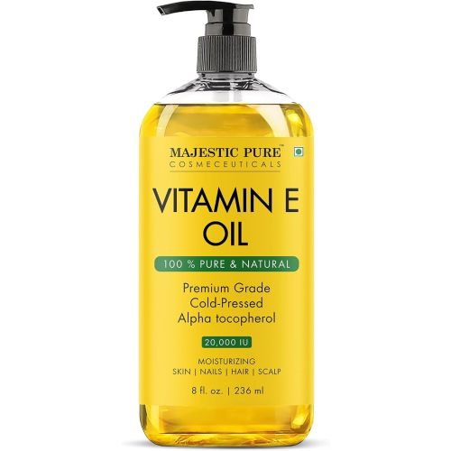 Majestic Pure Vitamin E Oil 100% Pure & Natural Body Oil - 8 Fl Oz