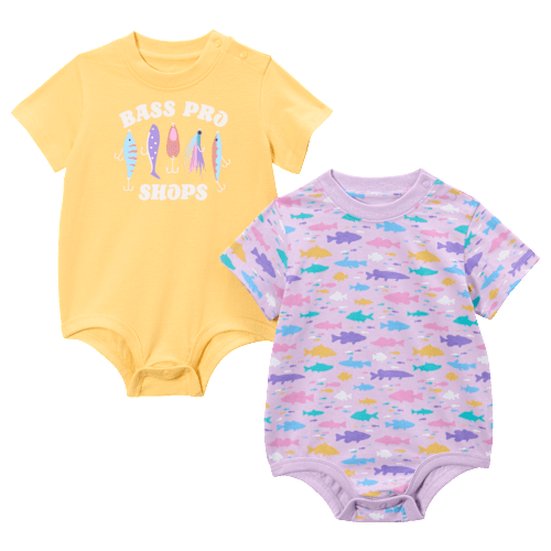 Bass Pro Shops Lure Bodysuits for Babies 2-Piece Set | Cabela's