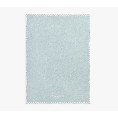 Cozy Jacquard Knit Baby Blanket