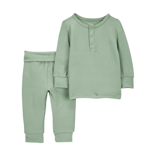 Baby 2-Piece PurelySoft Outfit Set - Green - Carter's | Carter's