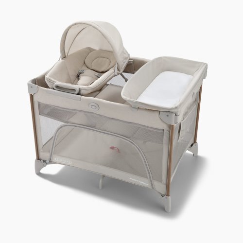 Graco Pack N' Play Close2Baby Seat Lux Playard (Soft Almond)