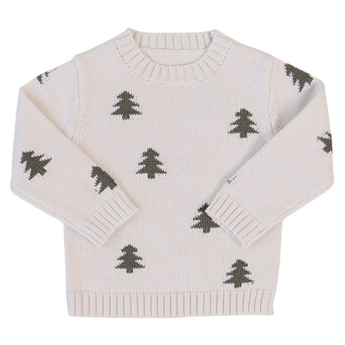 Pine Tree Knit Sweater – Mebie Baby