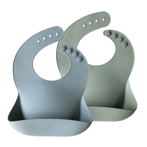 Silicone Baby Bib - 2 Pack