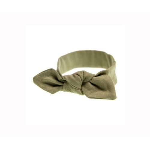 embe Newborn Bow Headband, One-Size, Moss Green