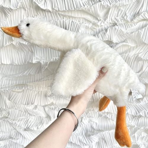 Tanha Goose Stuffed Animal, Soft Goose Plush, Cute Stuffed Goose, Duck Stuffed Animal - 20 inch, Brown
