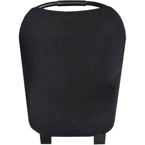 Copper Pearl Nursing Cover for Breastfeeding – Multi-Use Baby Car Seat Cover, Stroller Cover & Breast Feeding Cover Up for Women, Stretchy Breathable High Quality Cover for Boy or Girl, Midnight