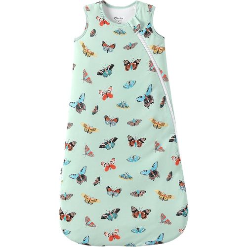 PATPAT Bamboo Viscose Baby Wearable Blanket (Sleep Sack Style), 0.5 TOG/1.0 TOG, Breathable & Soft, 2-Way Zipper, 0-24 Months