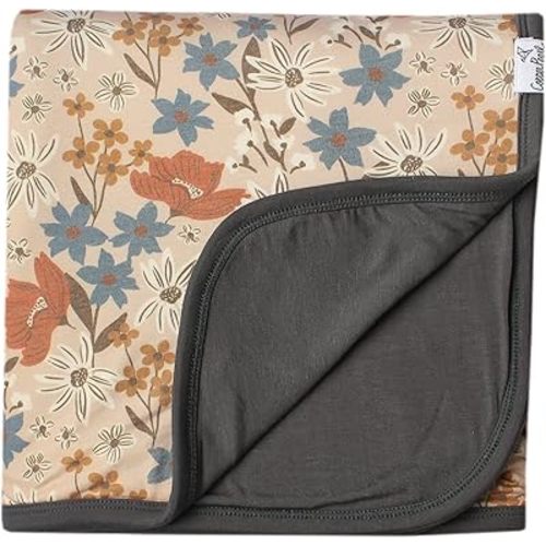 Copper Pearl Eden Three-Layer Quilt: Soft, Breathable Toddler Blanket | Cozy Baby Quilt for Newborns | 46x46 Premium Polyester/Rayon