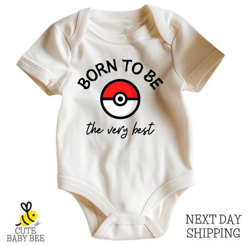 Born To Be The Very Best Newborn Gift, Gamer Baby Bodysuit
