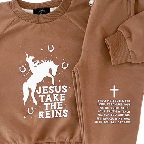 Jesus Take the Reins Sweatsuit