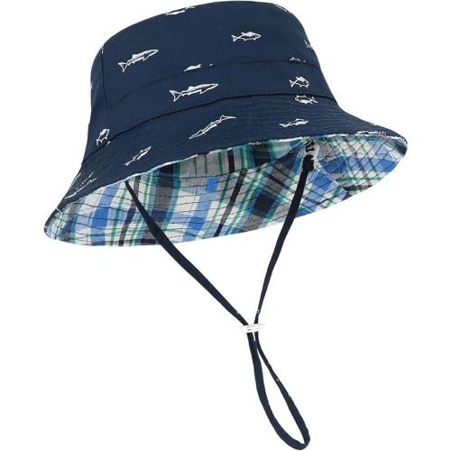 Durio UPF 50+ Beach Baby Sun Hat Sun Protection Cute Wide Brim Summer Baby Boy Bucket Hats Toddler Sun Hats for Girl