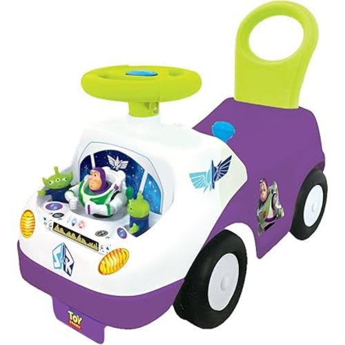Kiddieland: My First Buzz Ride On, Plays Music and has Flashing Lights, Dashboard has Interactive Electronic Activites with fun Sounds, Sturdy and Durable, For Ages 2 and up