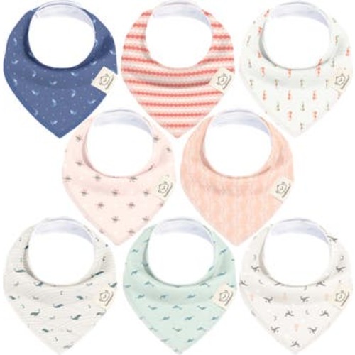 8-Pack Organic Bandana Bibs