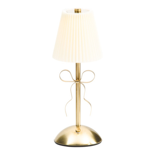 11.75in Metal Bow Touch Lamp | Lighting | Marshalls