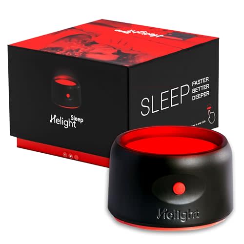 Helight Red Light Therapy Sleep Device – 630nm Pure Red Light Lamp Sleep Aid to Support Deep Relaxation – Rest Lamp Backed by Science for Adults & Kids Bedrooms